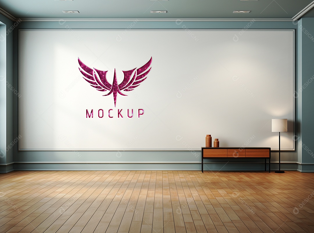Mockup Logotipo de Empresa PSD Editável