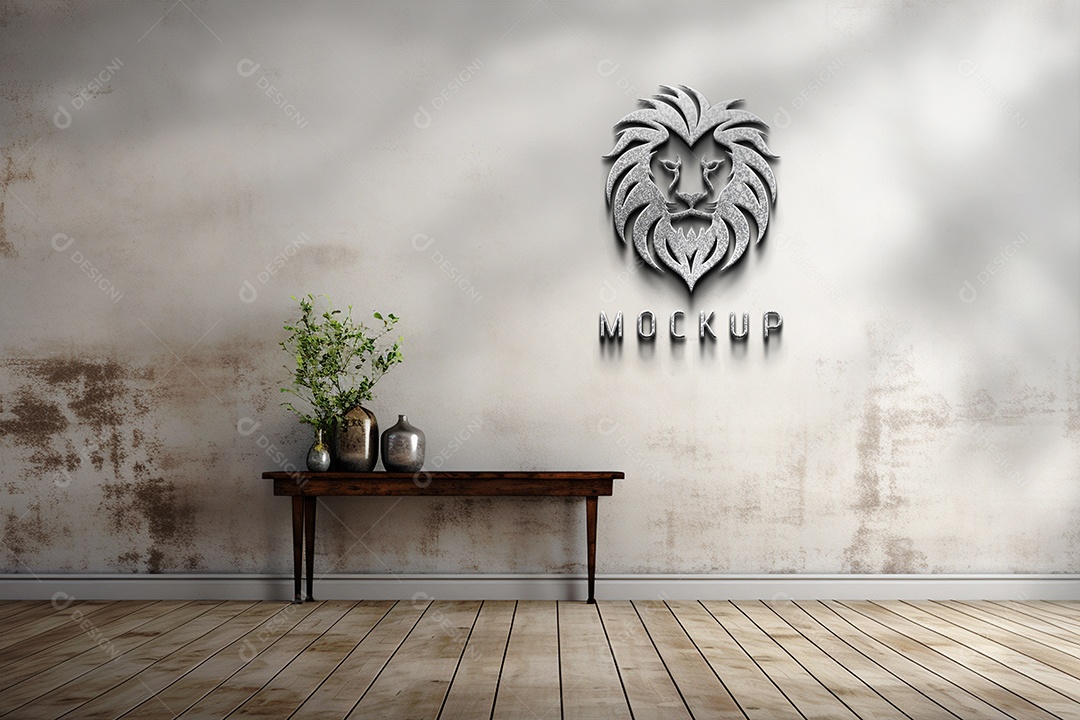 Mockup Logotipo de Empresa PSD Editável