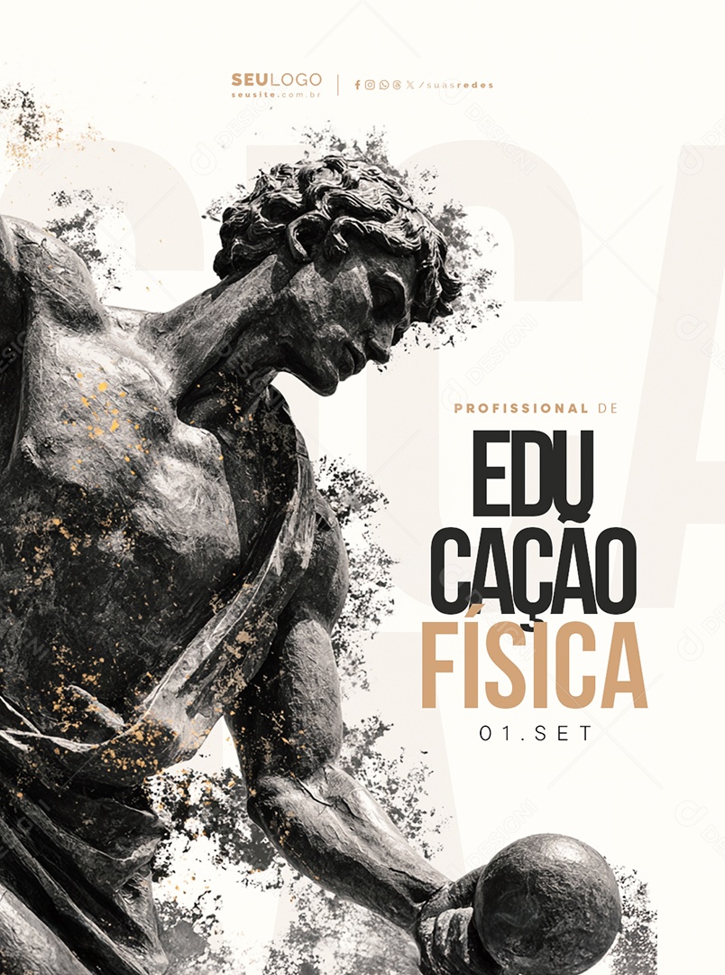 Dia do Profissional de Educação Física 01 de Setembro Social Media PSD Editável