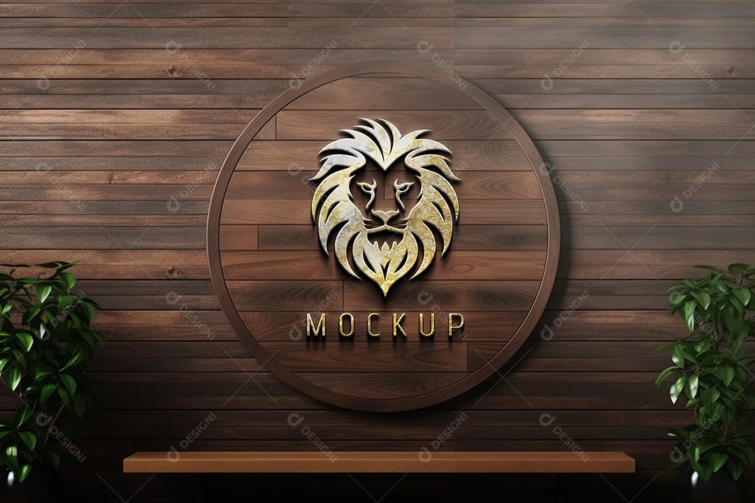 Mockup Logotipo de Empresa PSD Editável