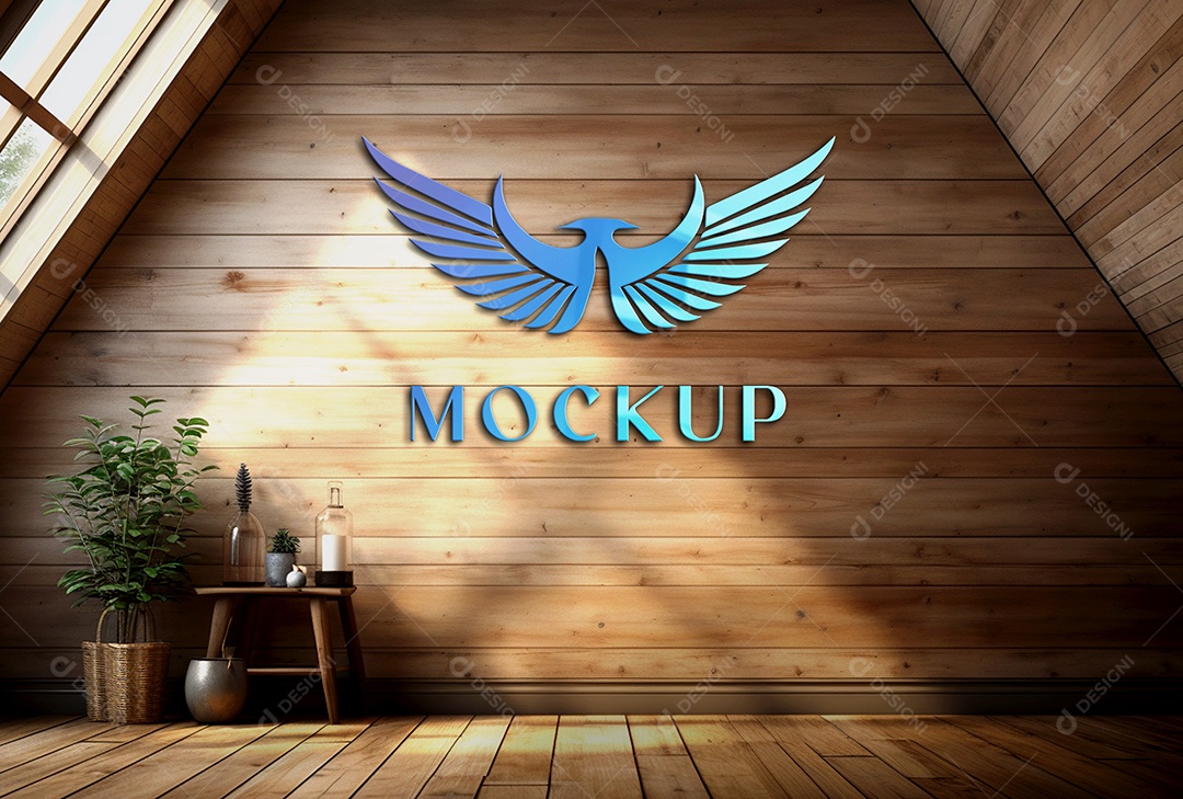 Mockup Logotipo de Empresa PSD Editável