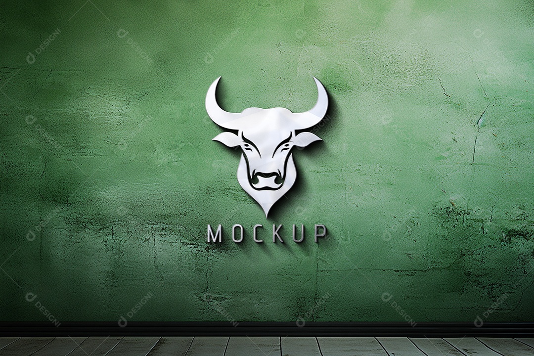 Mockup Logotipo de Empresa PSD Editável