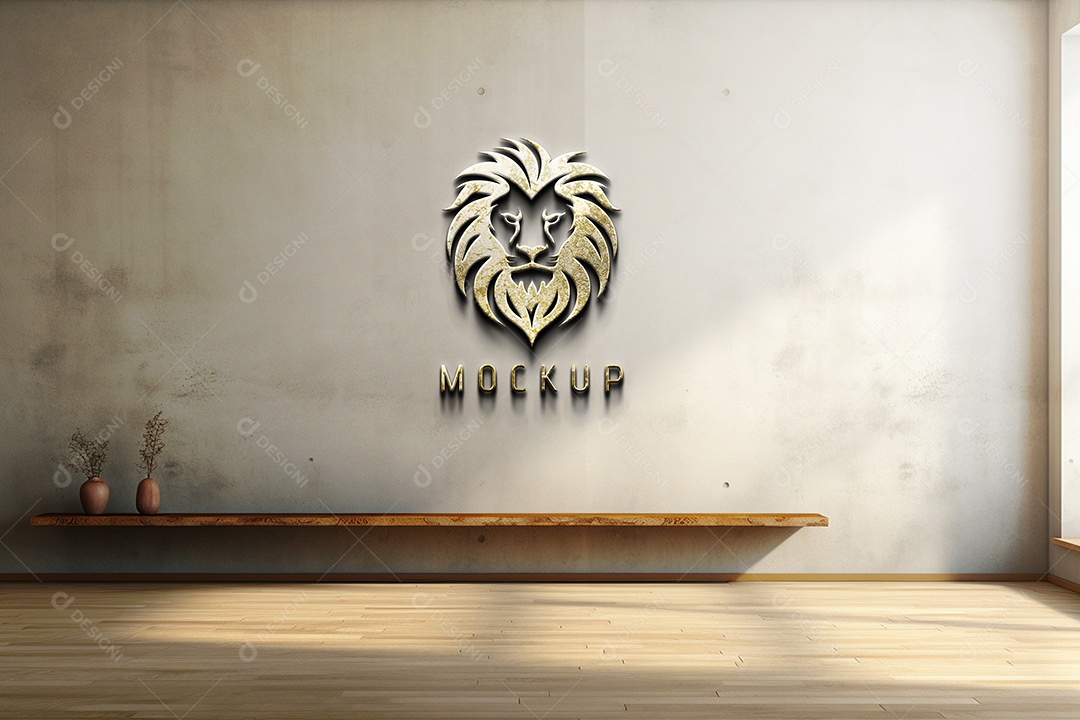 Mockup Logotipo de Empresa PSD Editável