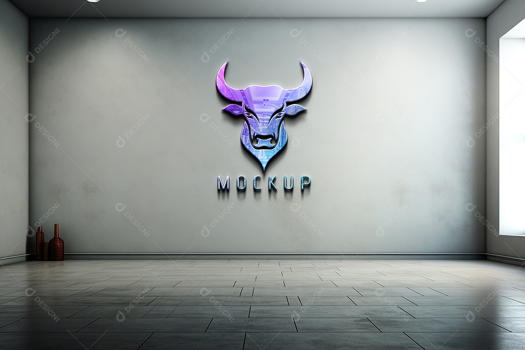 Mockup Logotipo de Empresa PSD Editável
