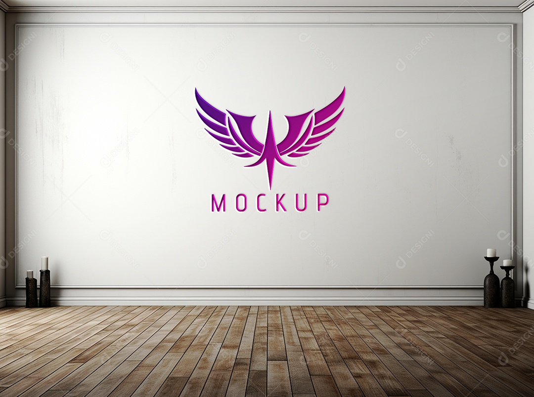 Mockup Logotipo de Empresa PSD Editável