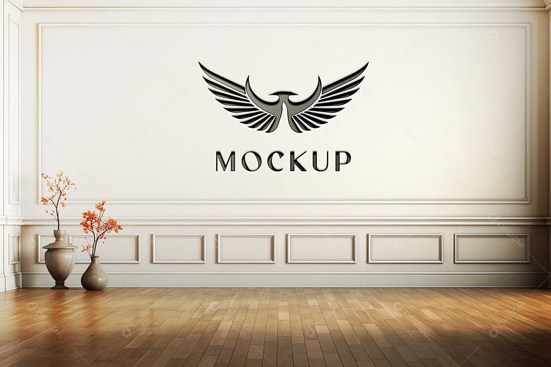 Mockup Logotipo de Empresa PSD Editável