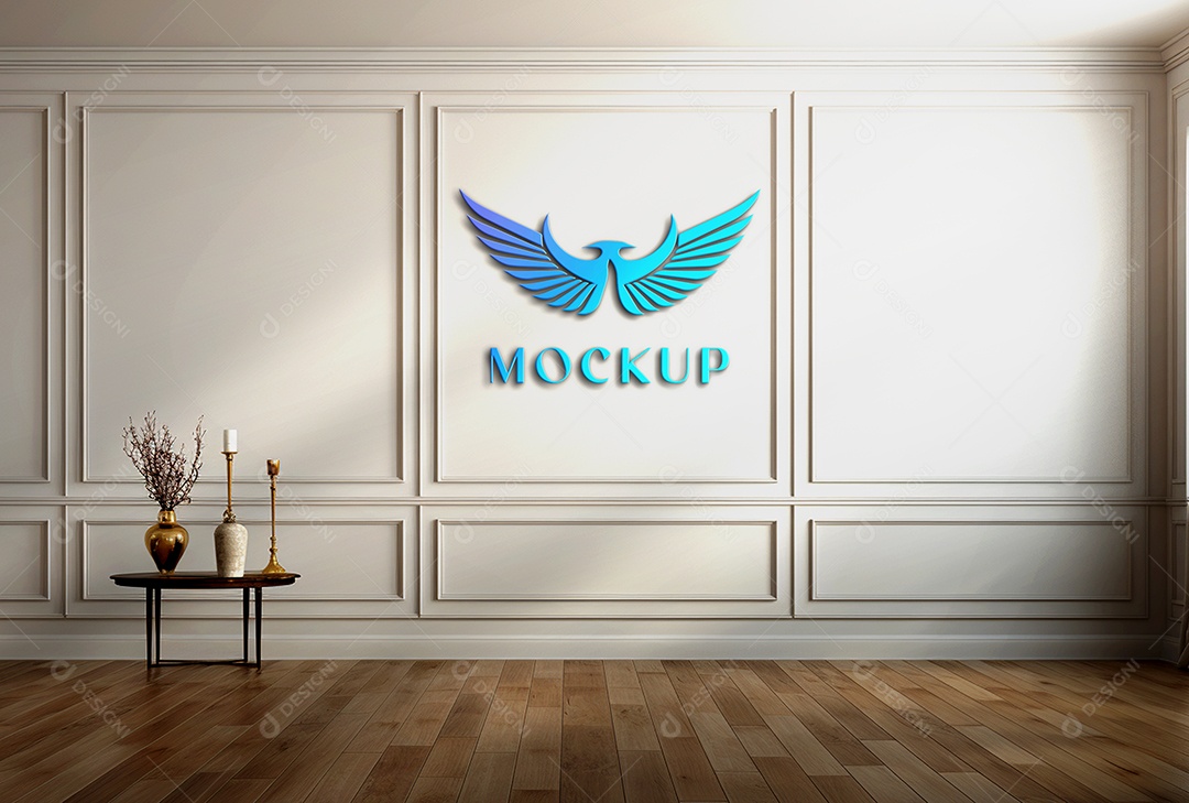 Mockup Logotipo de Empresa PSD Editável