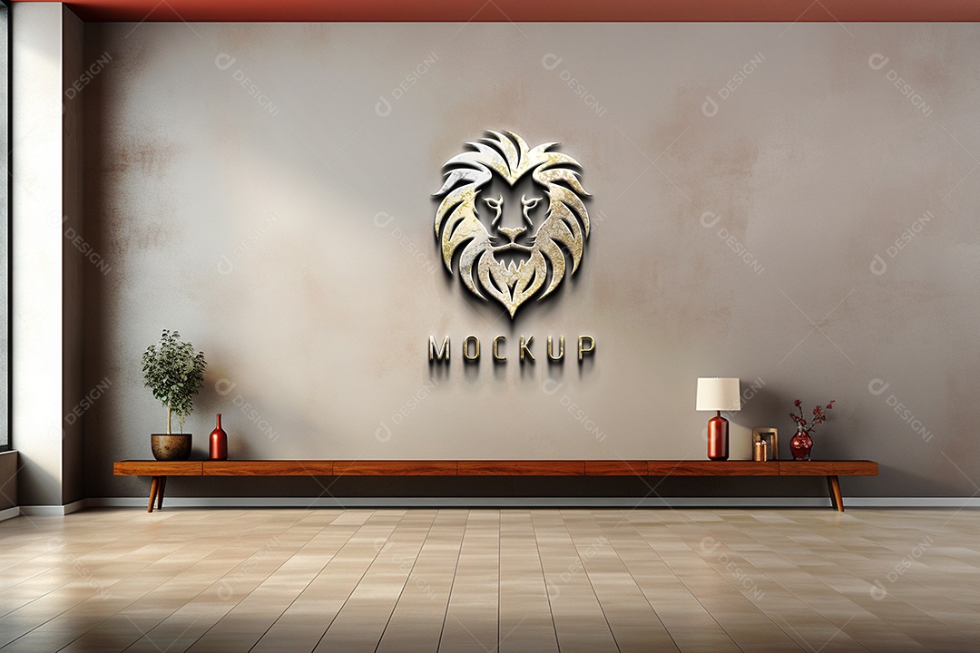 Mockup Logotipo de Empresa PSD Editável