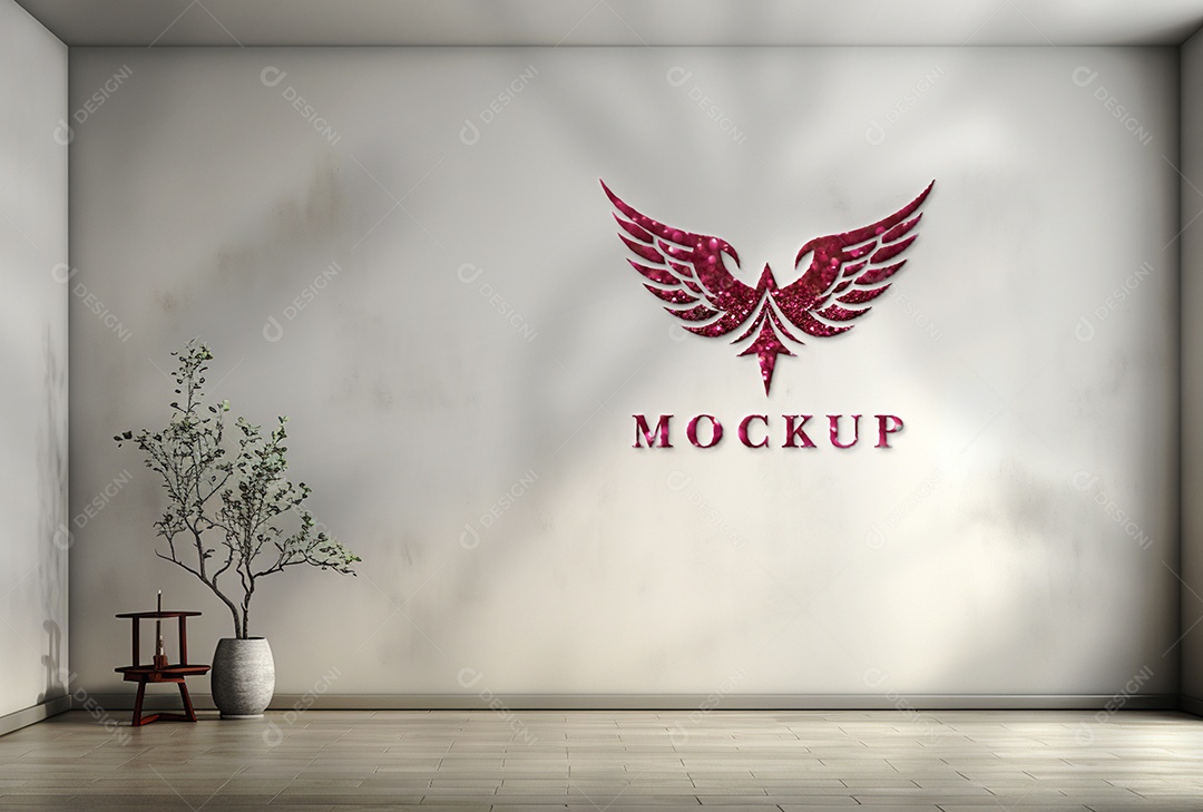 Mockup Logotipo de Empresa PSD Editável