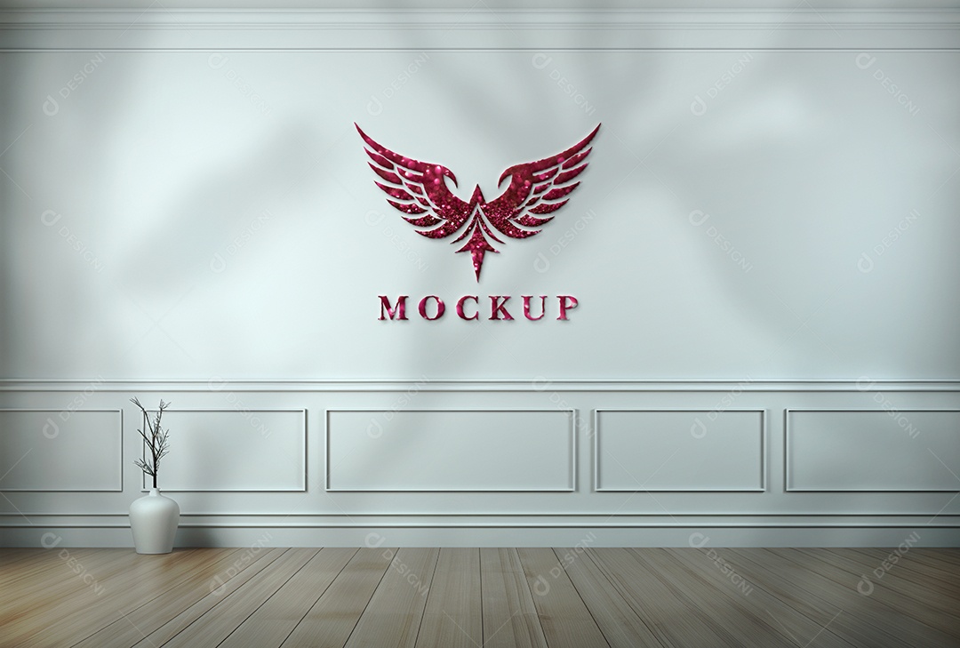 Mockup Logotipo de Empresa PSD Editável