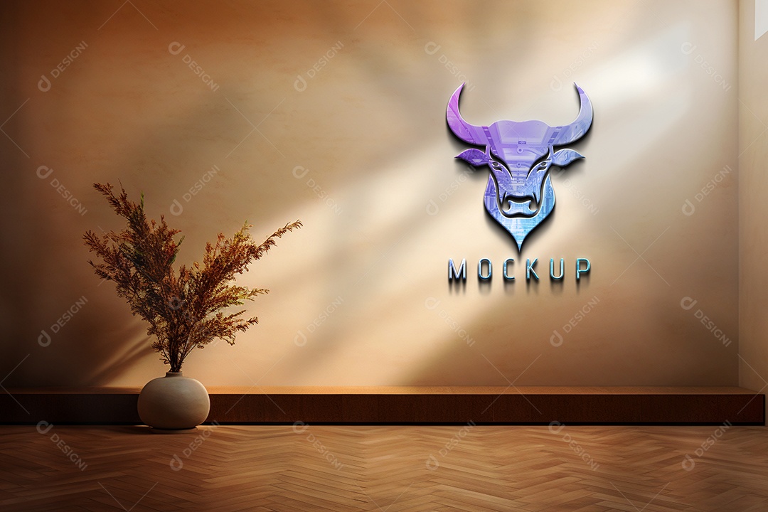 Mockup Logotipo de Empresa PSD Editável