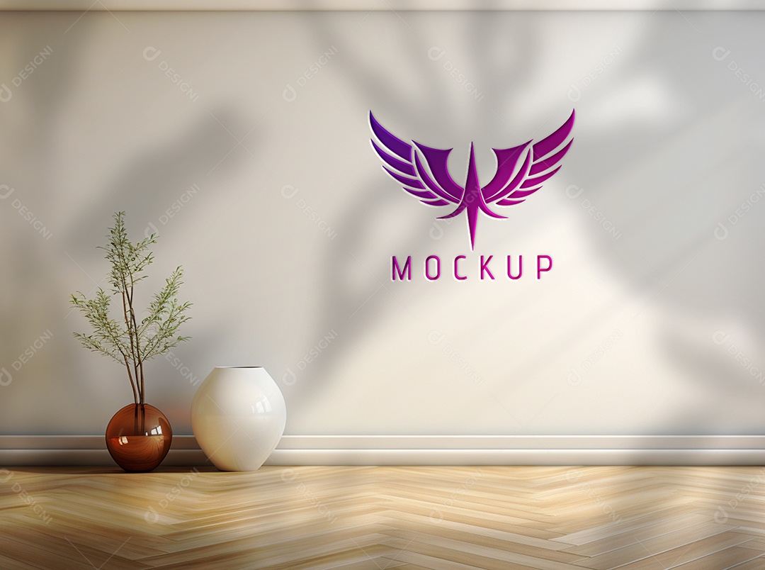 Mockup Logotipo de Empresa PSD Editável