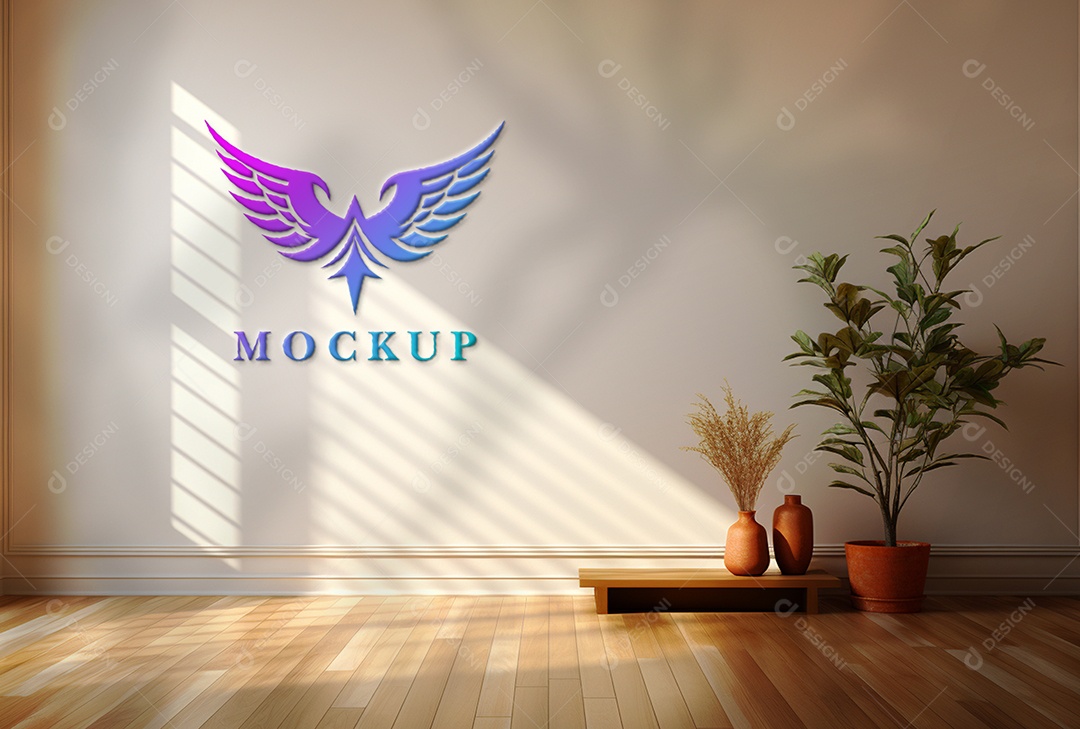 Mockup Logotipo de Empresa PSD Editável