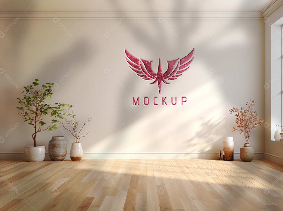 Mockup Logotipo de Empresa PSD Editável