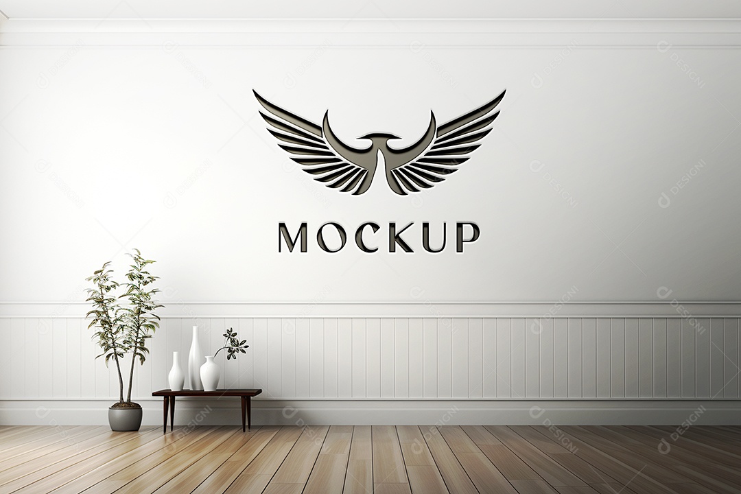 Mockup Logotipo de Empresa PSD Editável
