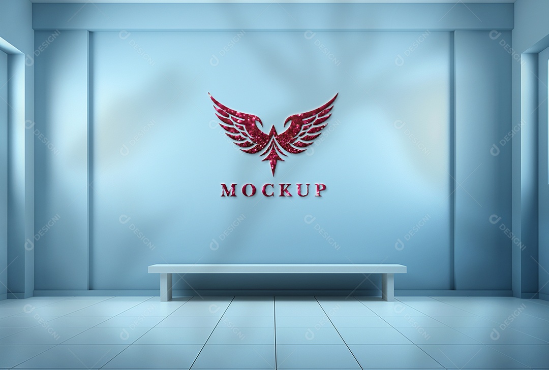 Mockup Logotipo de Empresa PSD Editável