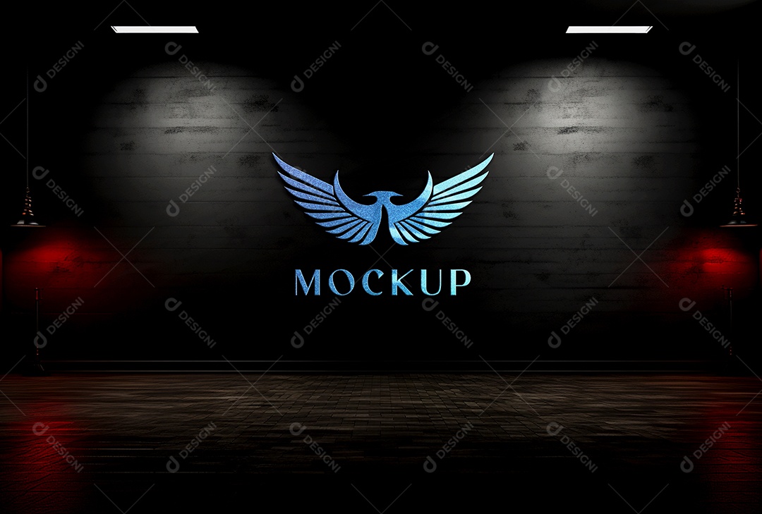 Mockup Logotipo de Empresa PSD Editável