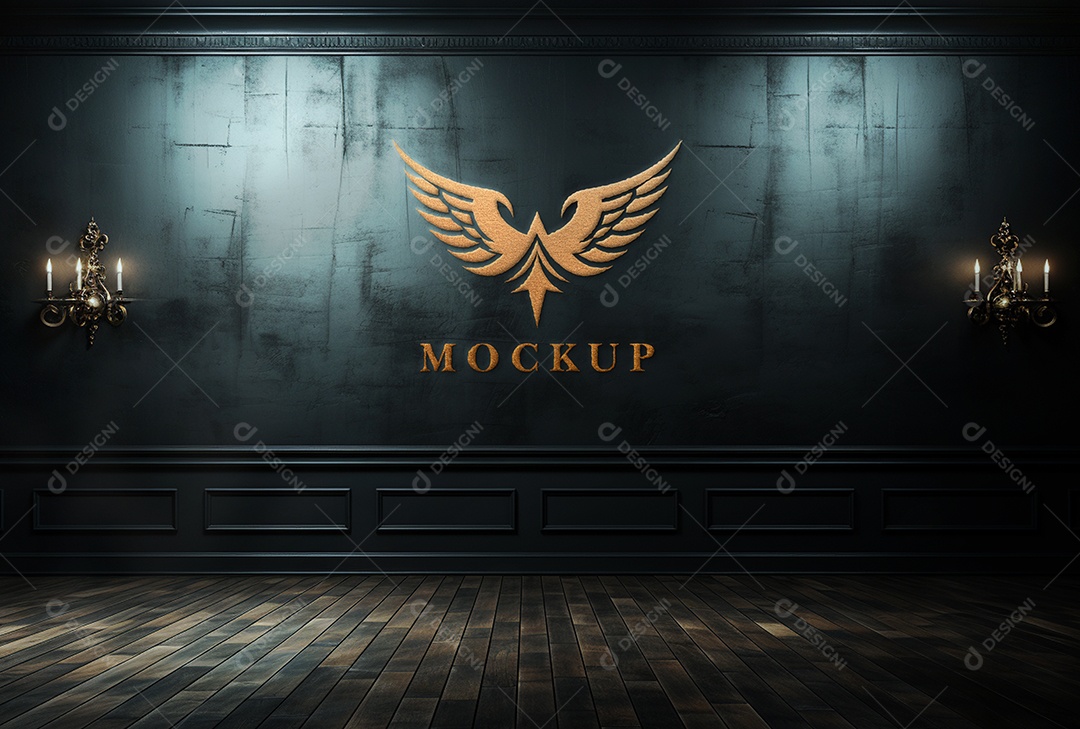 Mockup Logotipo de Empresa PSD Editável