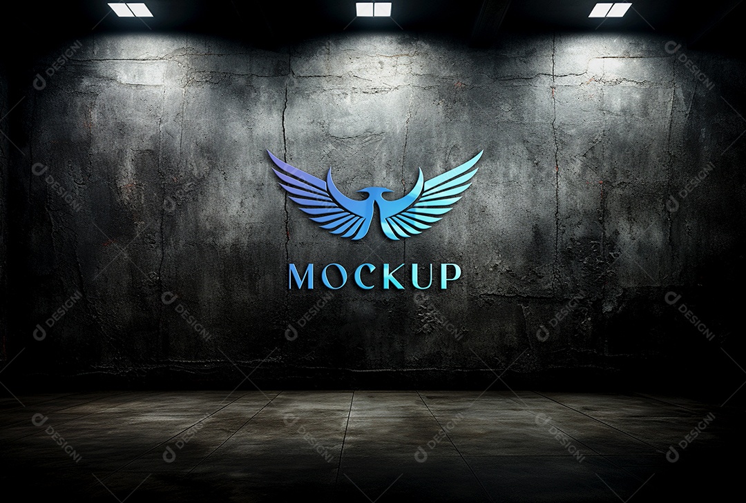 Mockup Logotipo de Empresa PSD Editável