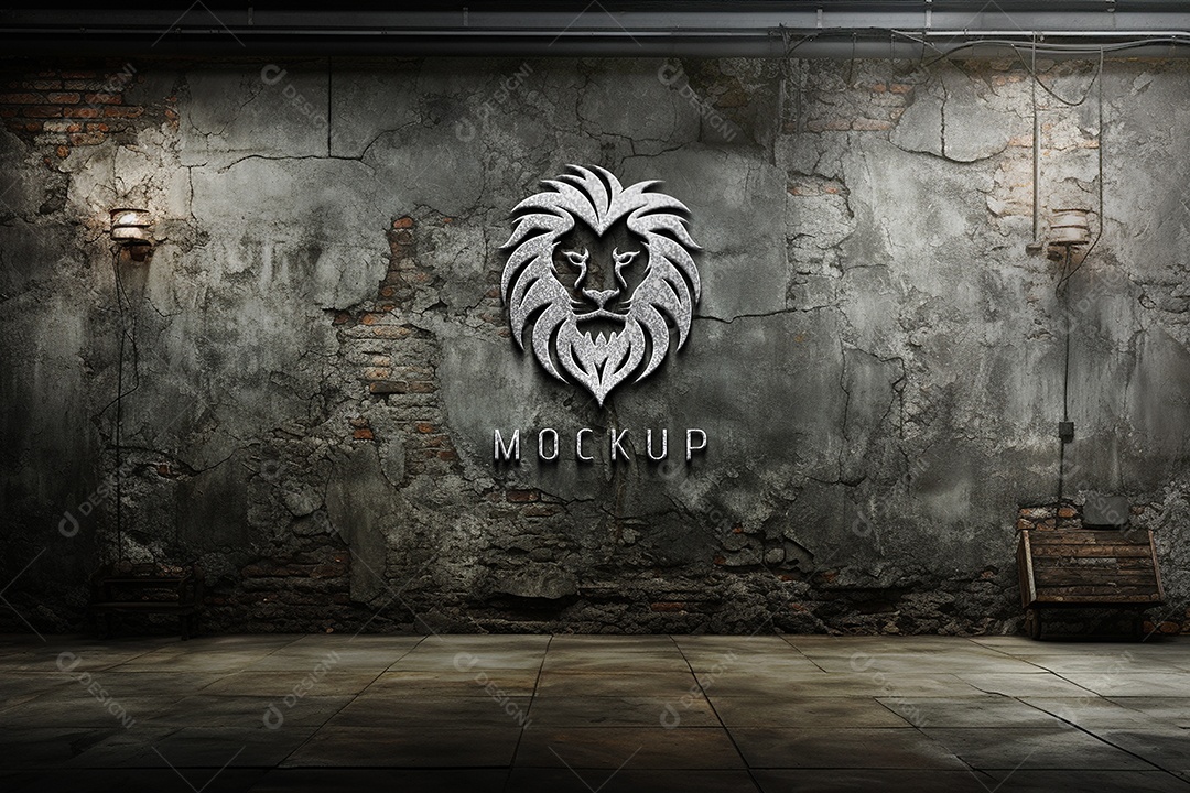 Mockup Logotipo de Empresa PSD Editável