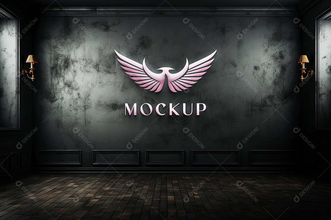 Mockup Logotipo de Empresa PSD Editável