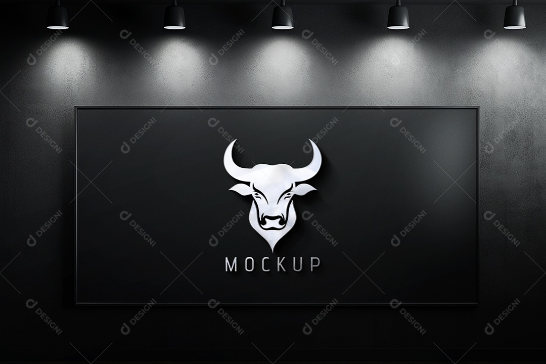 Mockup Logotipo de Empresa PSD Editável