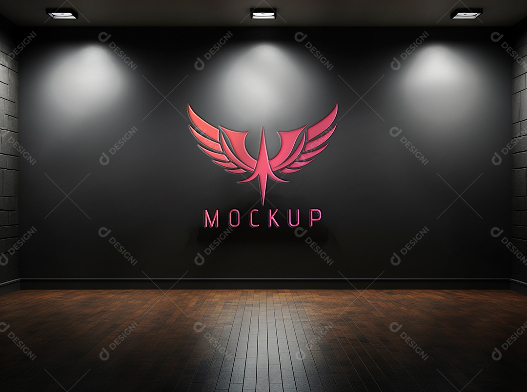 Mockup Logotipo de Empresa PSD Editável