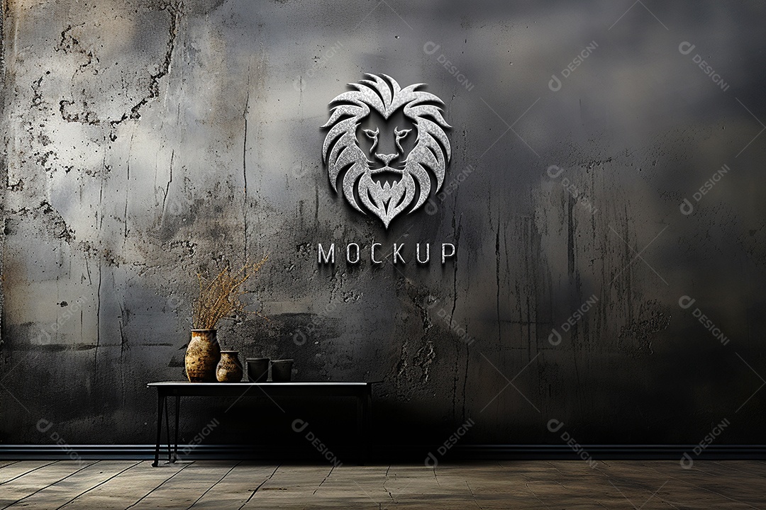 Mockup Logotipo de Empresa PSD Editável