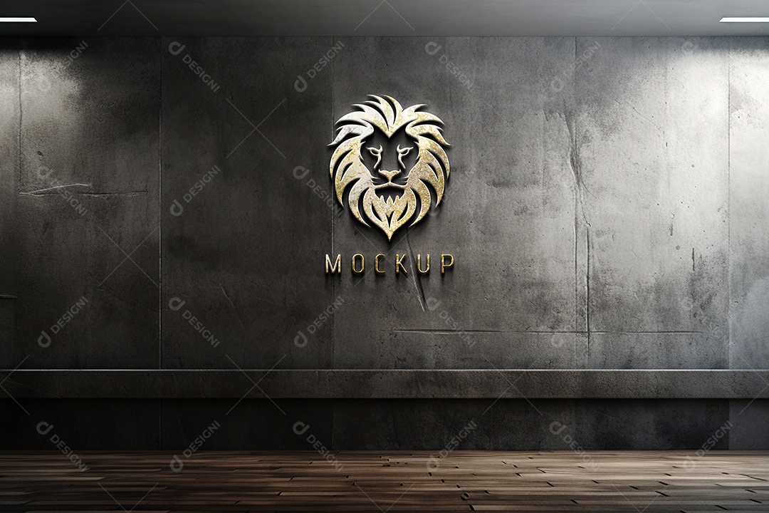 Mockup Logotipo de Empresa PSD Editável