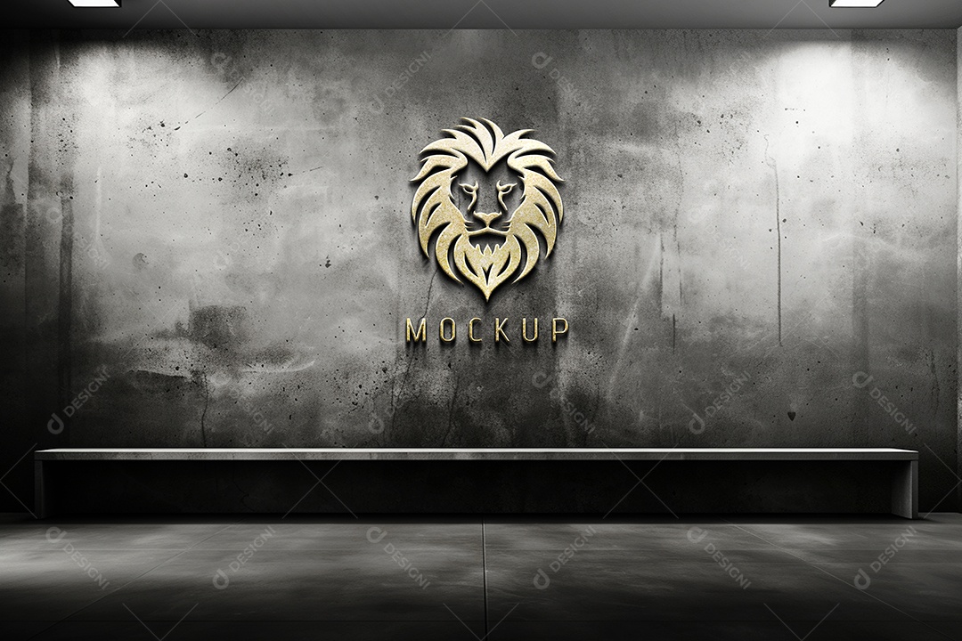 Mockup Logotipo de Empresa PSD Editável