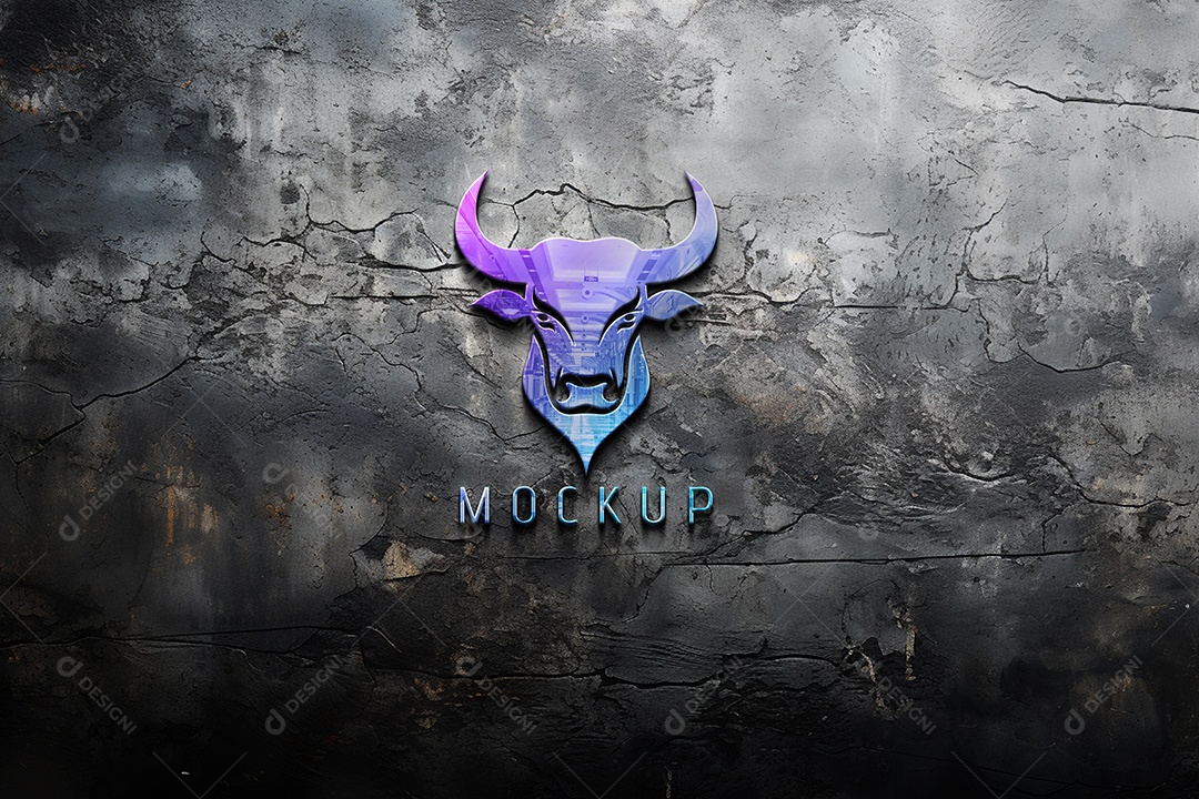 Mockup Logotipo de Empresa PSD Editável