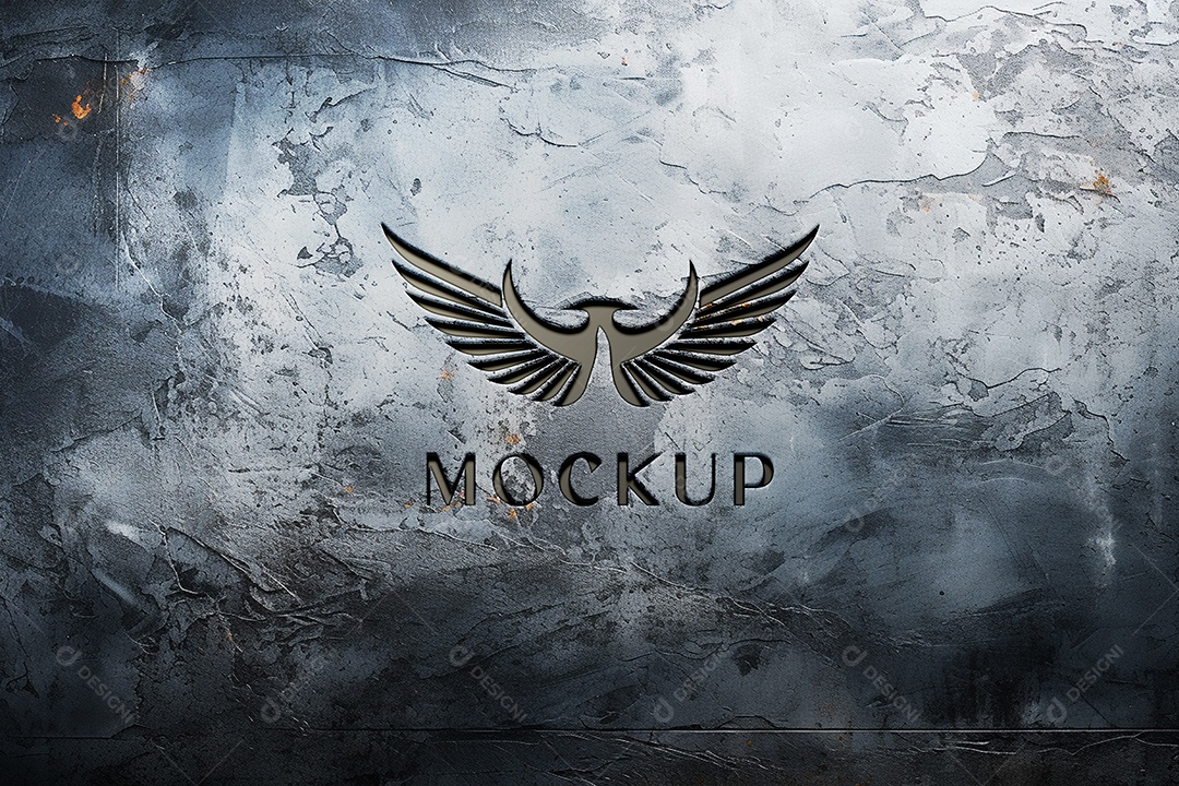 Mockup Logotipo de Empresa PSD Editável