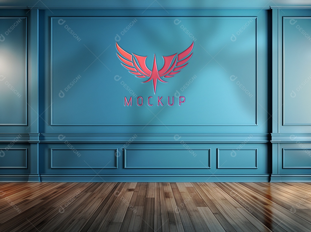 Mockup Logotipo de Empresa PSD Editável