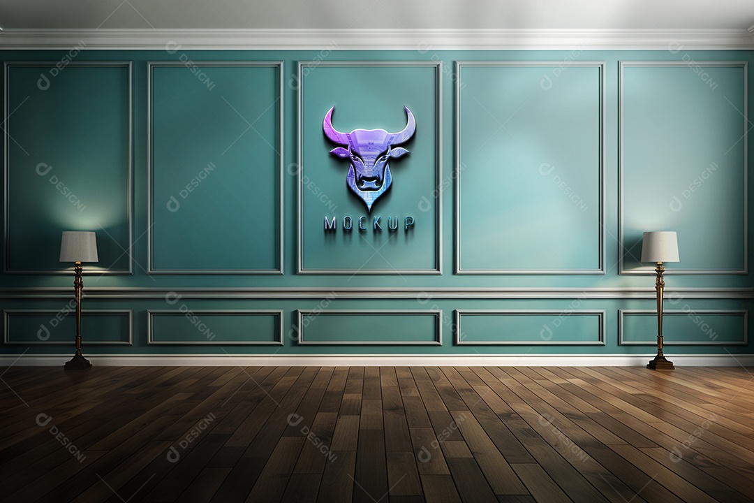 Mockup Logotipo de Empresa PSD Editável