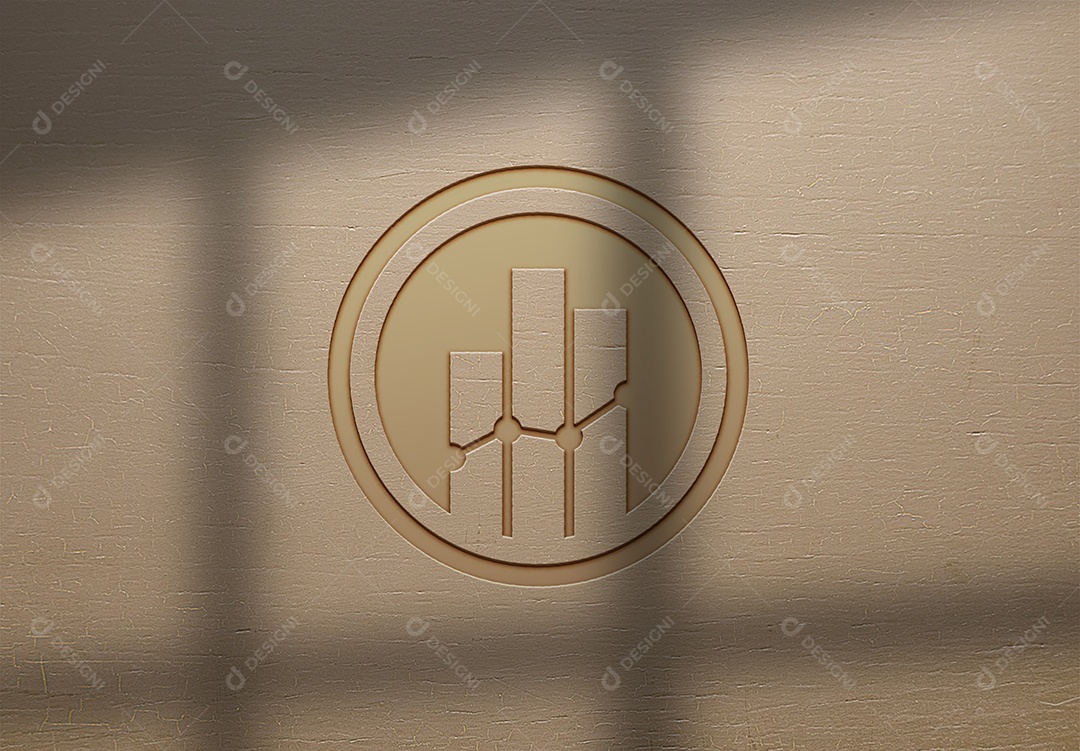 Mockup Logotipo de Empresa PSD Editável