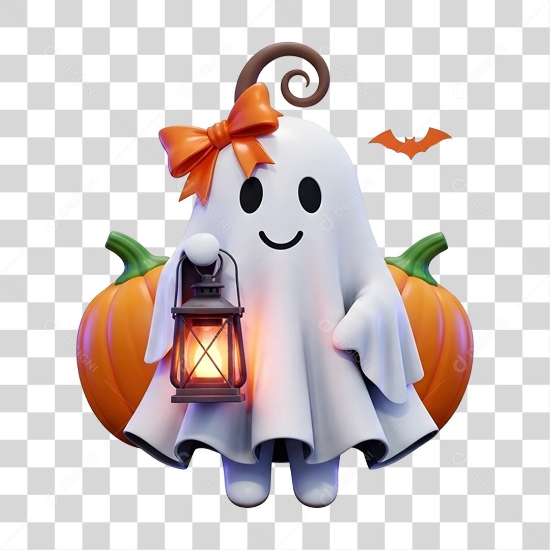 Fantasma de Halloween PNG Transparente