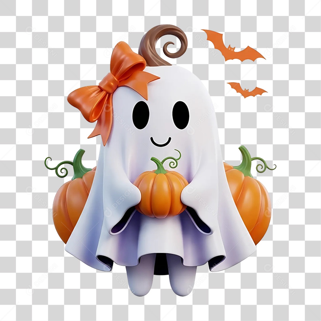 Fantasma de Halloween PNG Transparente