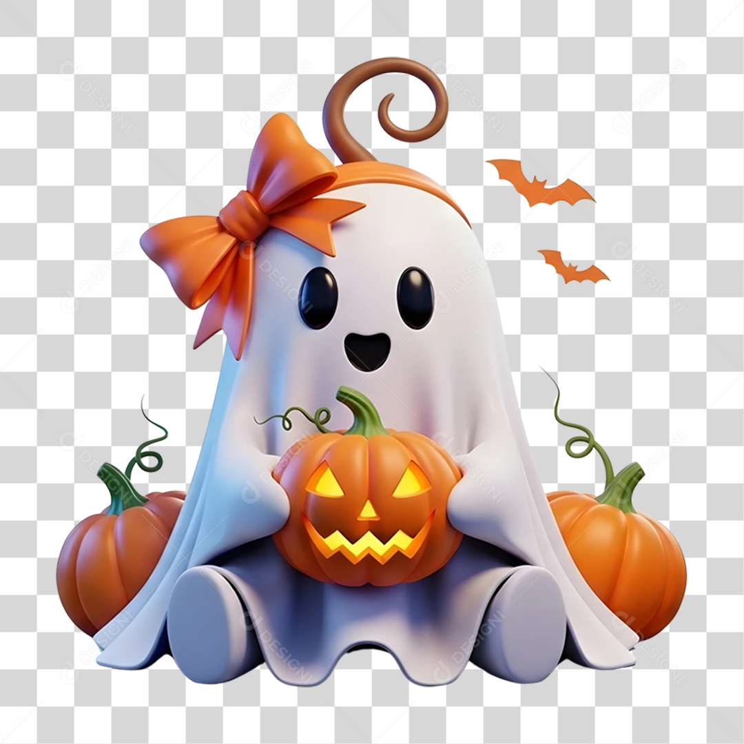Fantasma de Halloween PNG Transparente