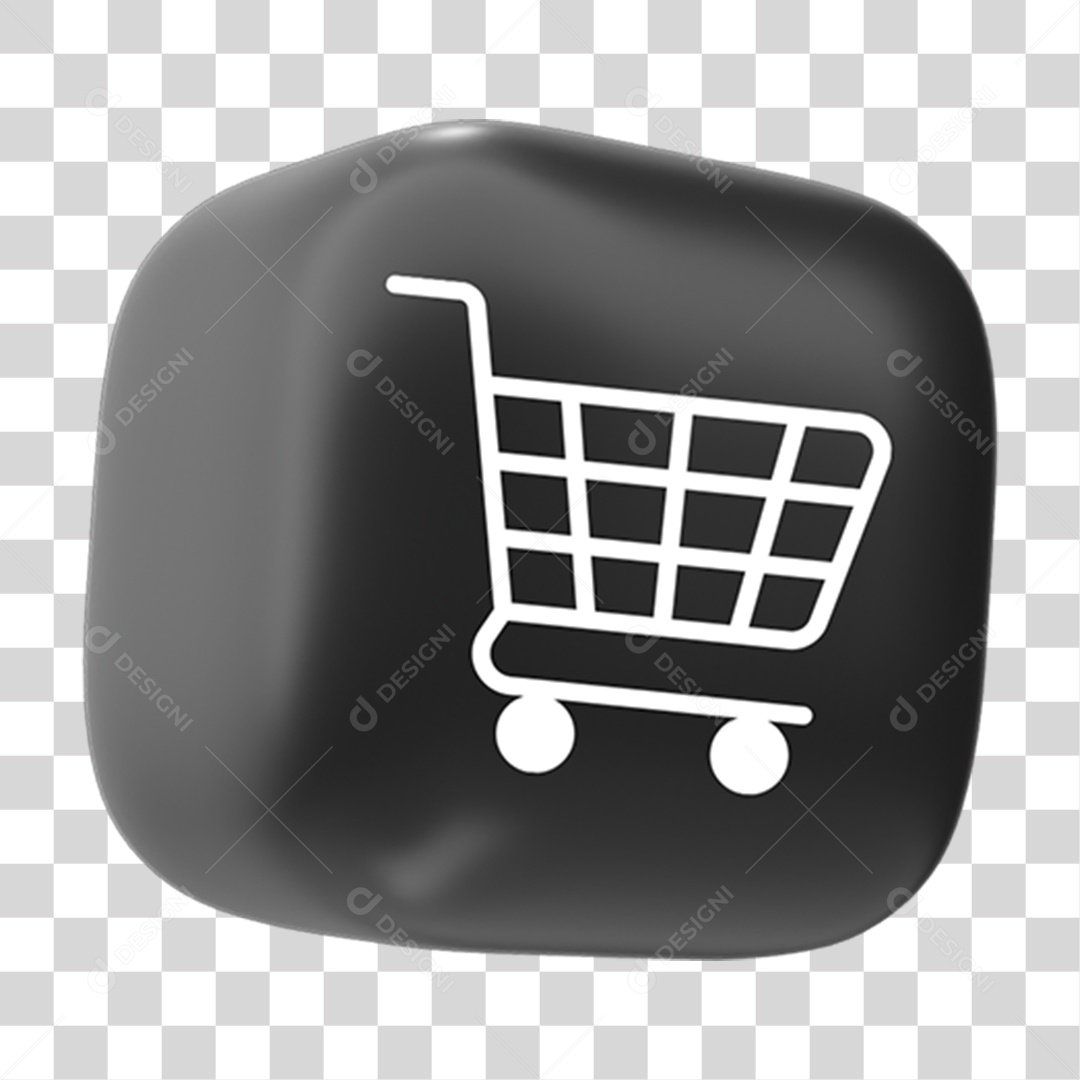 Ícone Cesta de Supermercado PNG Transparente