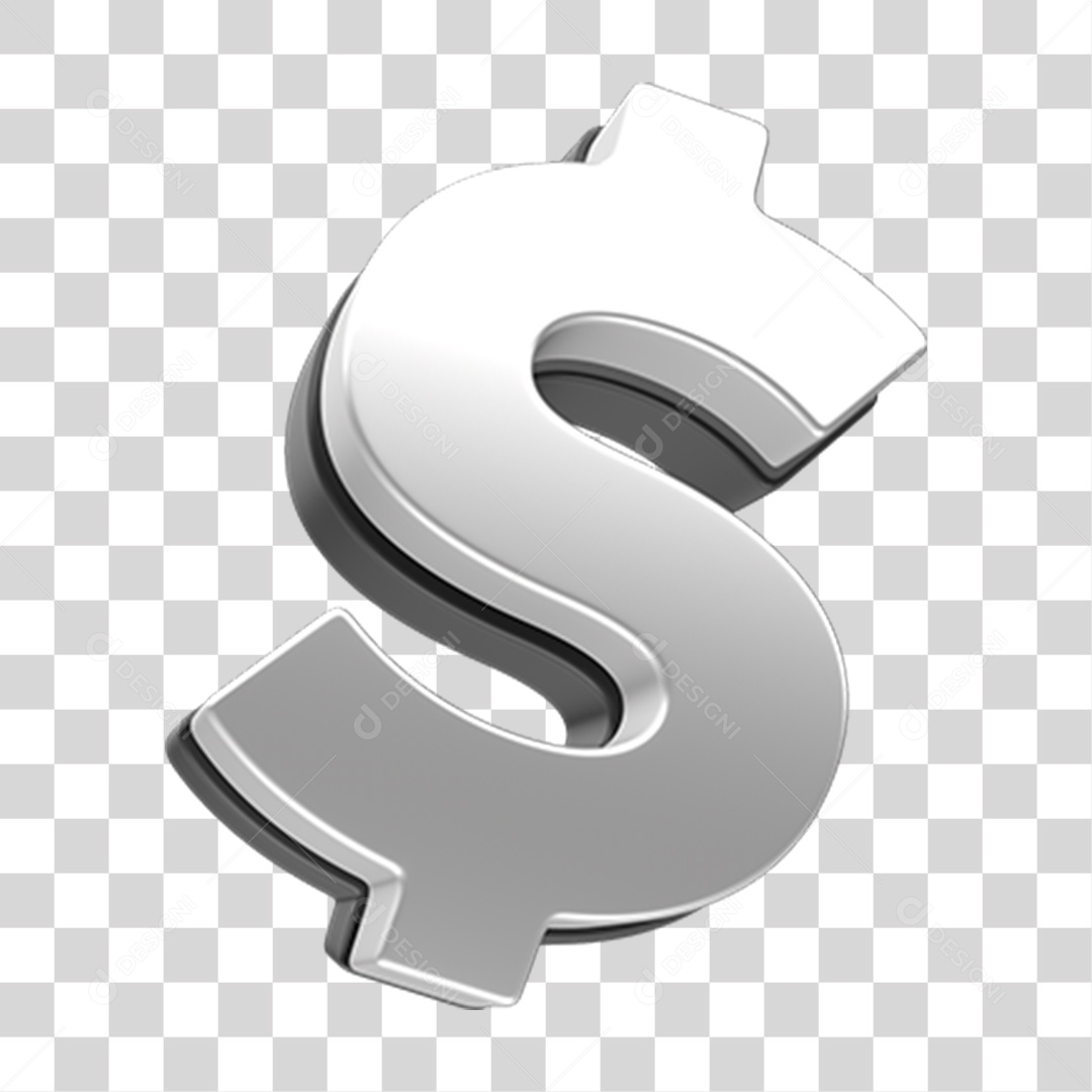 Símbolo Cifrão Dinheiro PNG Transparente