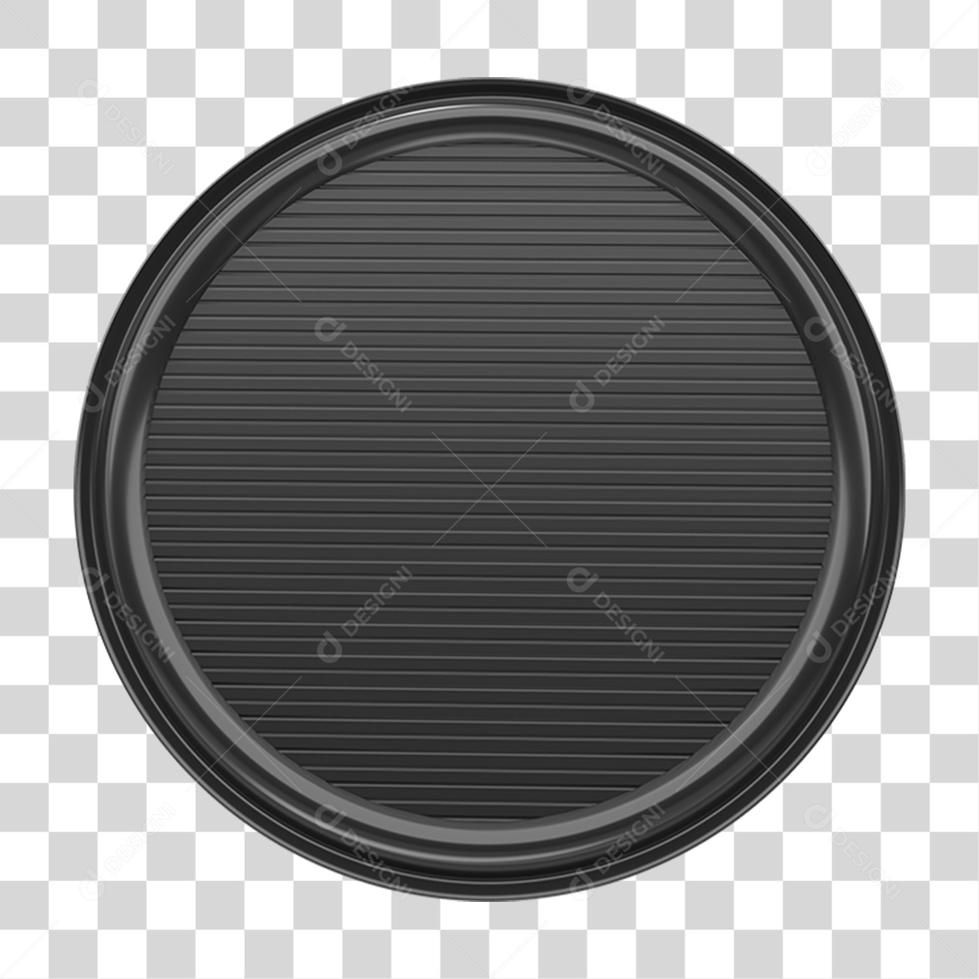 Placa Redonda PNG Transparente