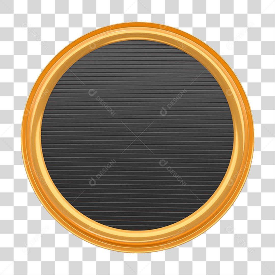 Placa Redonda PNG Transparente