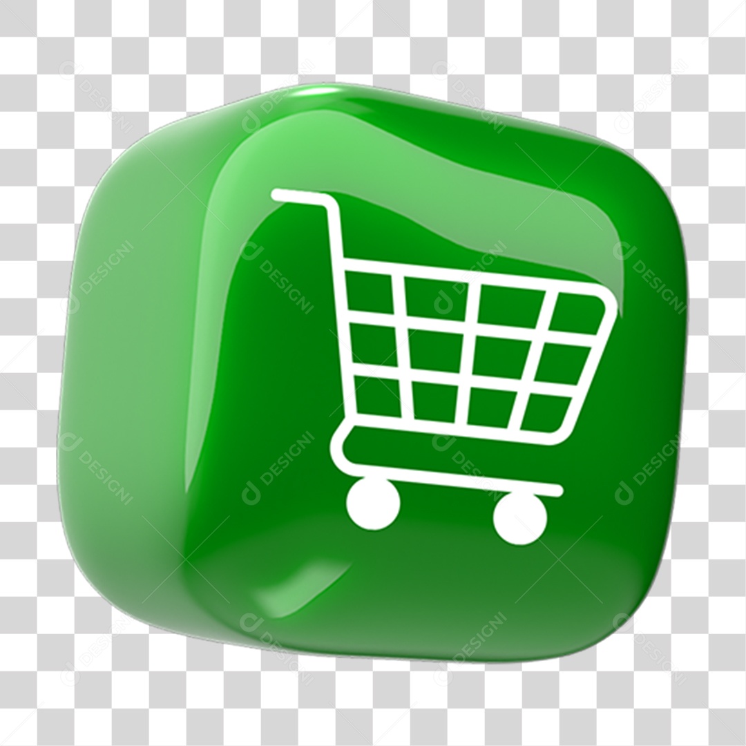 Ícone Carrinho de Supermercado PNG Transparente