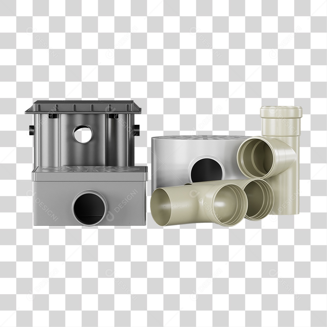 Ralos e Canos Tubos de Pvc PNG Transparente