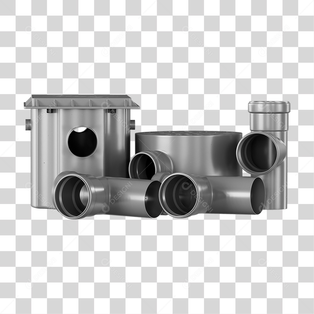 Ralos e Canos Tubos de Pvc PNG Transparente