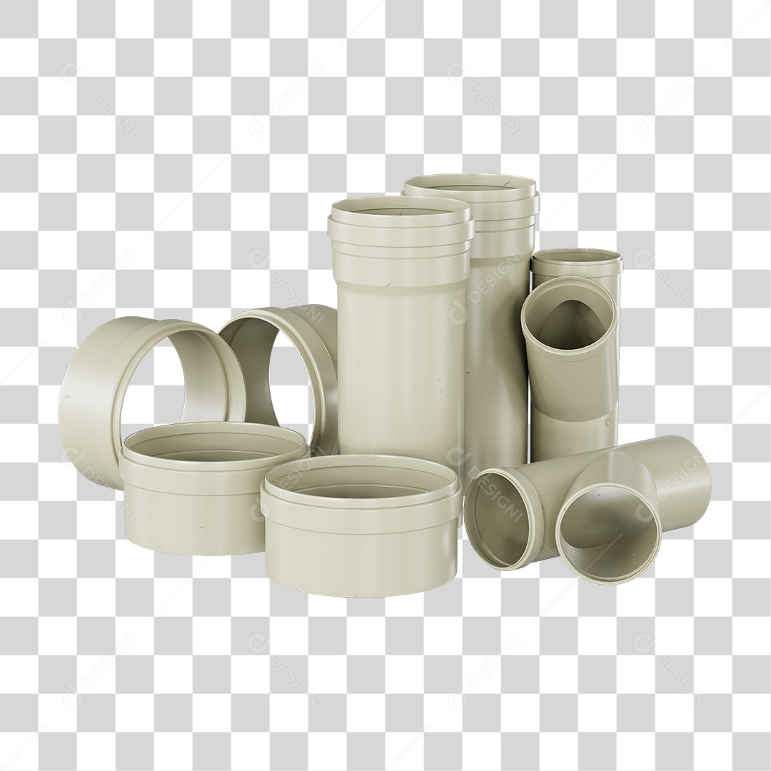 Canos Tubos de Pvc PNG Transparente