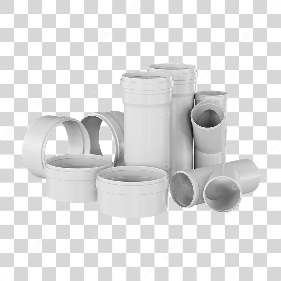 Canos Tubos de Pvc PNG Transparente
