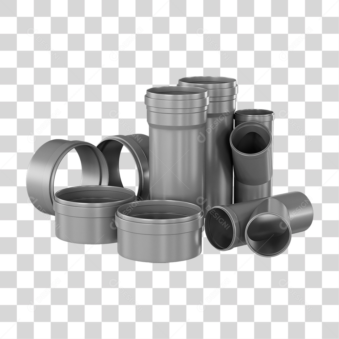 Canos Tubos de Pvc PNG Transparente