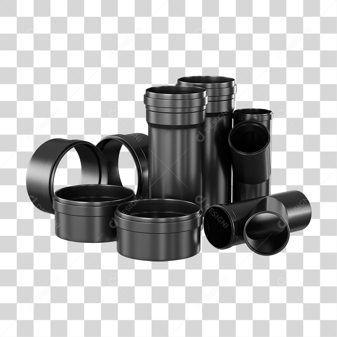 Canos Tubos de Pvc PNG Transparente