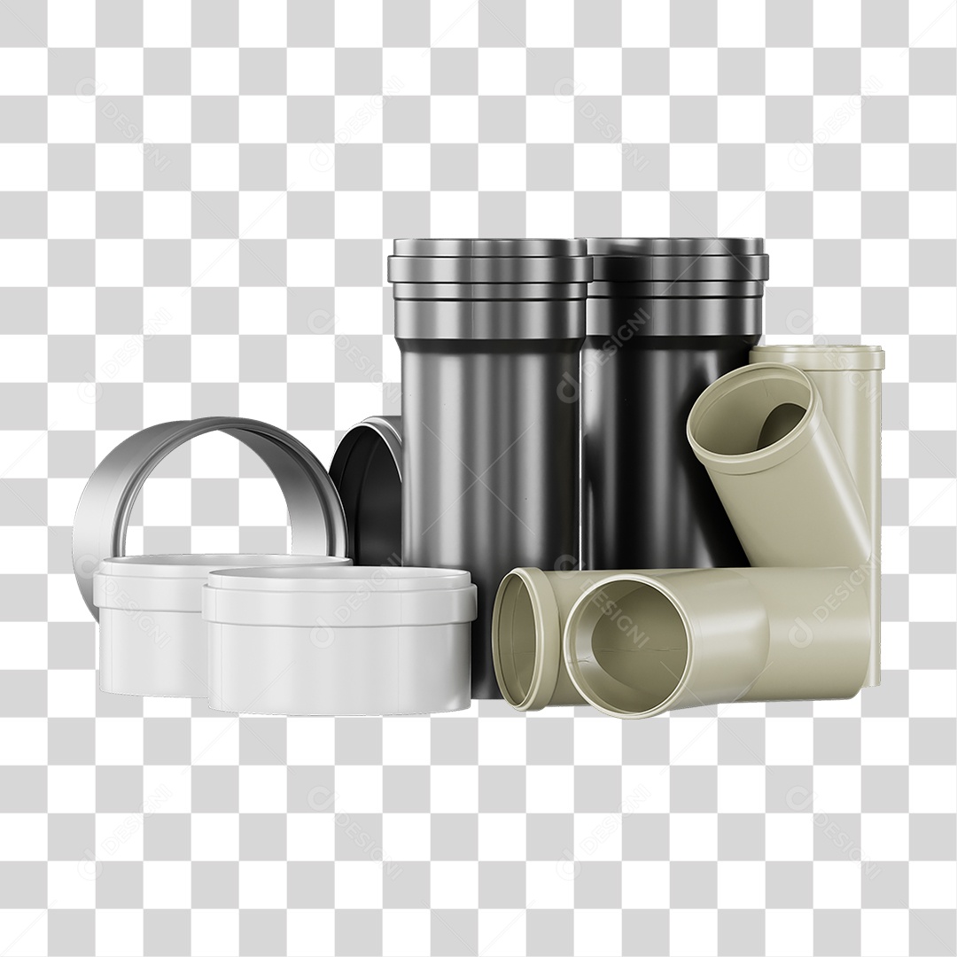 Canos Tubos de Pvc PNG Transparente